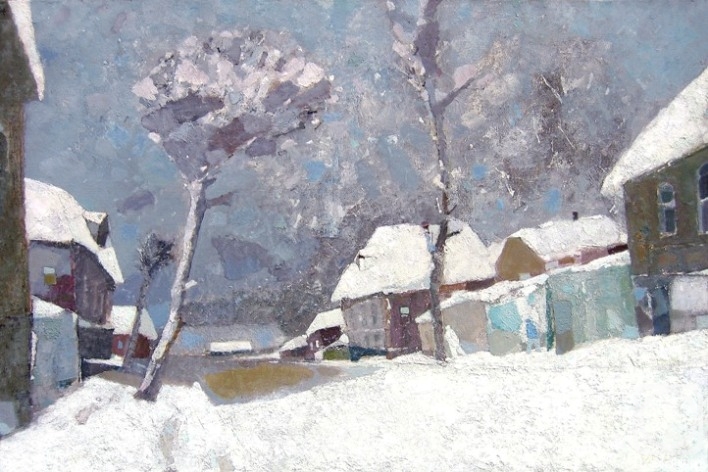 Karnachev Vladimir. Winter on Bogotyanovke