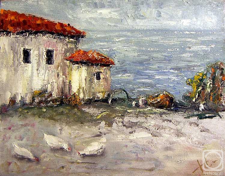 Zhadko Grigory. Evpatoria. Yard of dovecoat-Mihalych