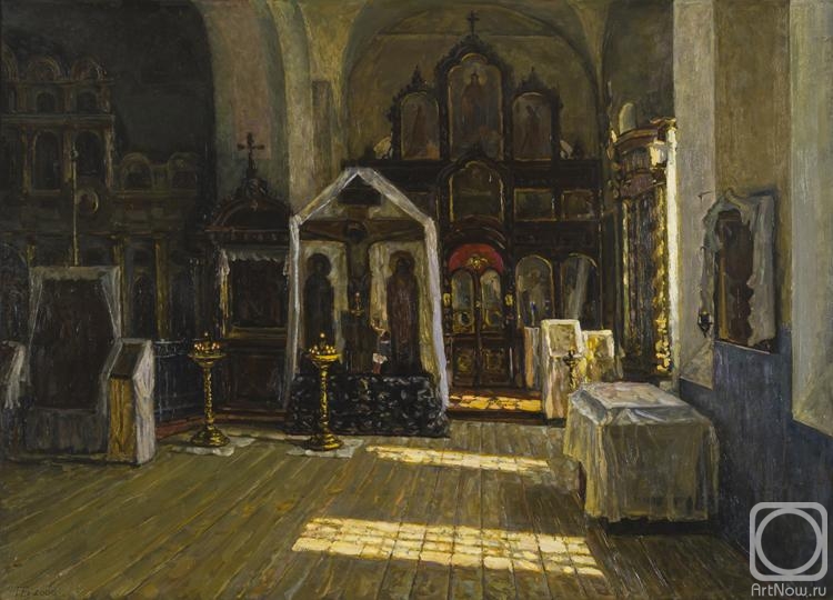 Petrenko Boris. Pokrovsky temple. Interior