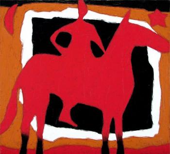 Red horseman. Oligerov Alexander