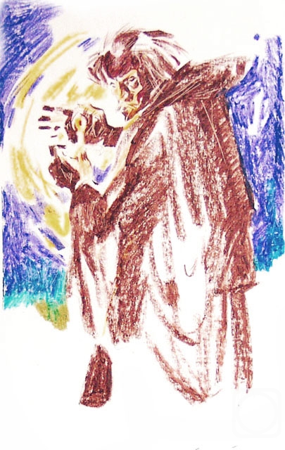 Vrublevski Yuri. Illustration to A. Pushkin�s poem �Small tragedies�� 5 -22/83