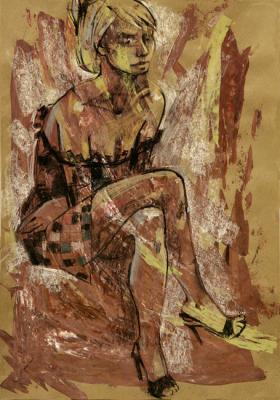 Cage and heels. Goda Laima