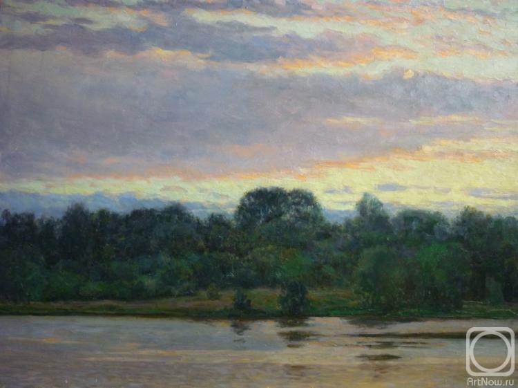 Petrenko Boris. Evening on the river