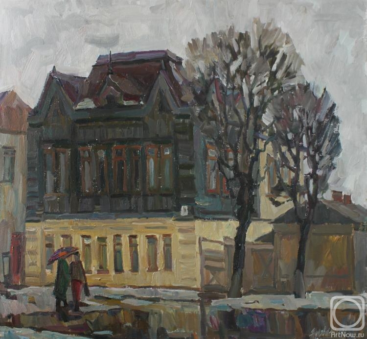 Zhukova Juliya. Old house in the old town