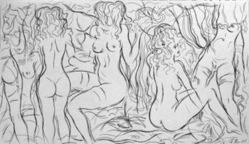 Lines of the female body