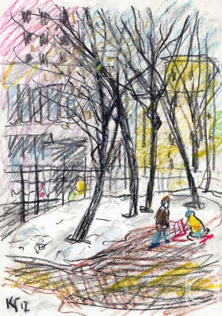 Karaceva Galina. April evening