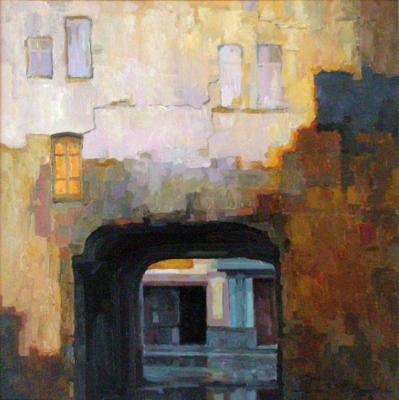 Through the archway into the alley. Volkov Sergey