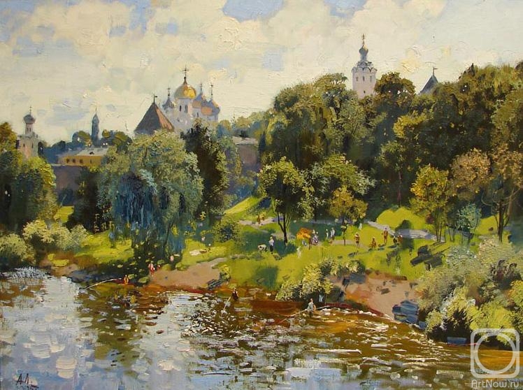 Lukash Anatoliy. View of the Kremlin. Veliky Novgorod