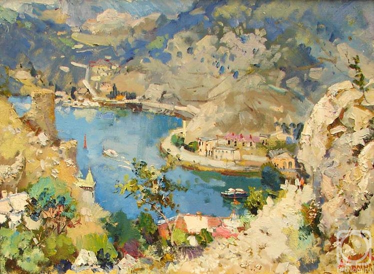 Lukash Anatoliy. Balaklava. View of the bay, or Prospect Artists