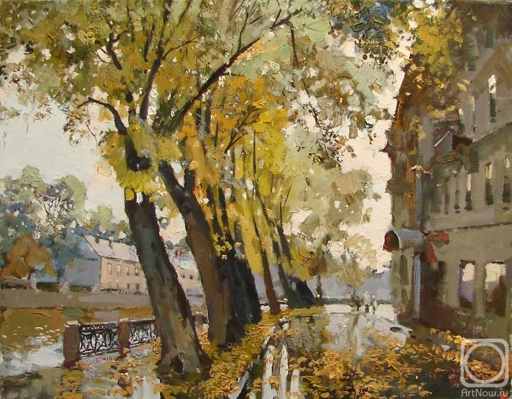 Lukash Anatoliy. Quay of the river Moyka