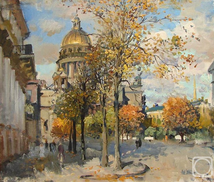 Lukash Anatoliy. View on St. Isaac's Cathedral