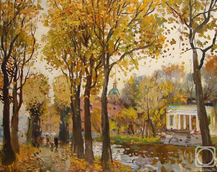 Lukash Anatoliy. Autumn. View of the Engineerny Castle