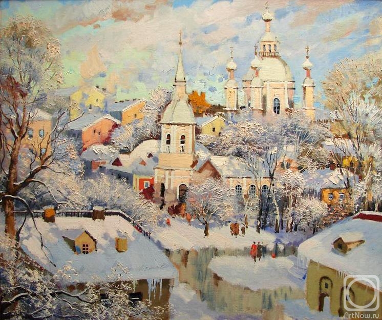 Lukash Anatoliy. Winter. Vasilevsky Island
