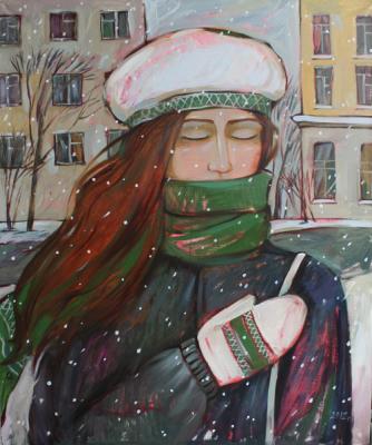 Картина «К тебе через вьюгу»