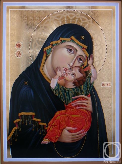 Shurganov Vladislav. Icon of the Mother of God "Vzygranie baby"