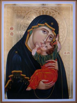 Icon of the Mother of God "Vzygranie baby". Shurganov Vladislav