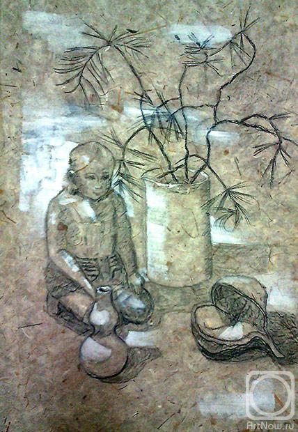 Kataeva Galina. On mulberry paper 2