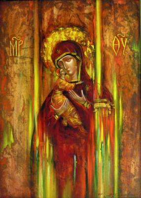 Our Lady and Child (  ). Krasavin-Belopolskiy Yury