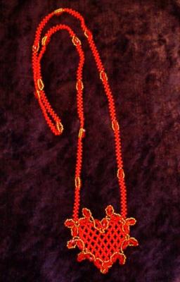 Necklace "Heart". Vasilyeva Valentina
