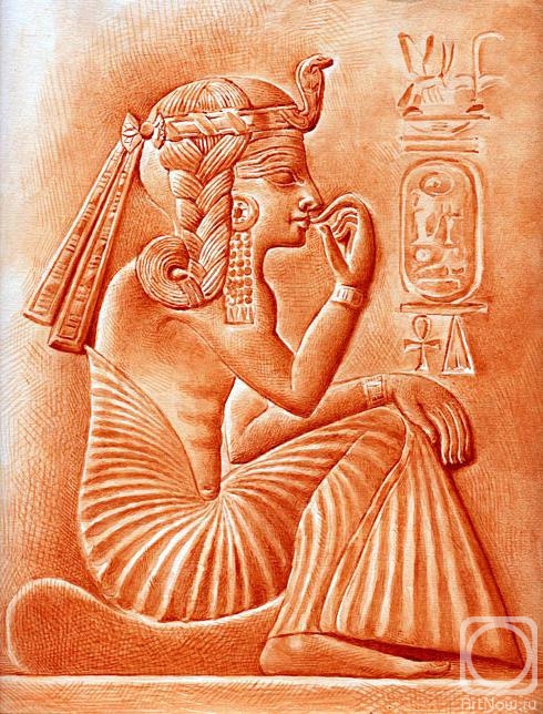 Yudaev-Racei Yuri. Boy-Pharaon in Gaufrer Shenti