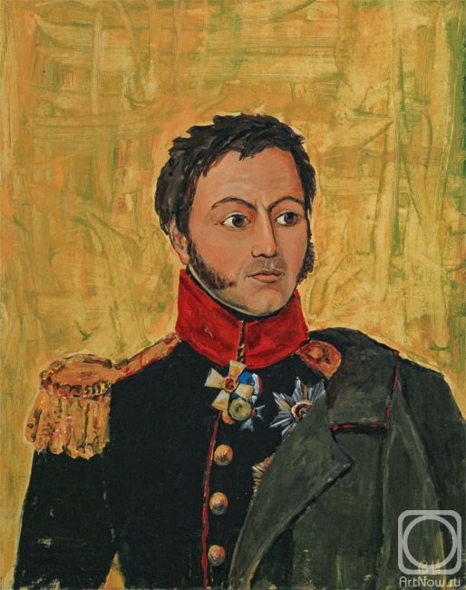 Volkhonskaya Liudmila. Heroes of 1812. Portrait of Nikolai Raevsky