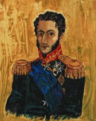 Heroes of 1812. Portrait of Peter Bagration. Volkhonskaya Liudmila