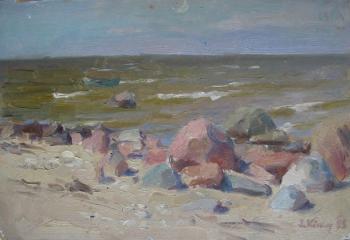On the beach. Kimm Ilmar