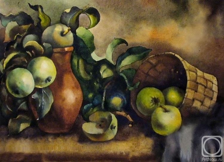 Ivanova Olga. The green apples