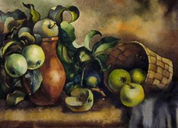 The green apples