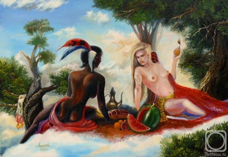 Ribakov Aleksey. Girlfriends in the Clouds