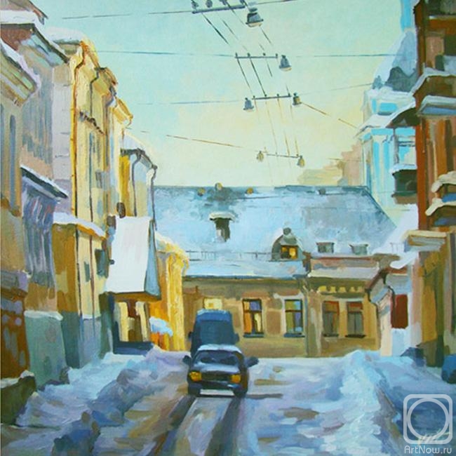 Chizhova Viktoria. Twilight in the Peter and Paul alley