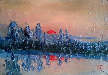 Dawn, by the river (Dawn On The River). Golovchenko Alexey