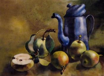 The pears and the coffee-pot