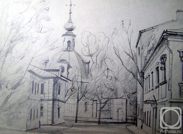 Gerasimov Vladimir. Moscow sketches 28