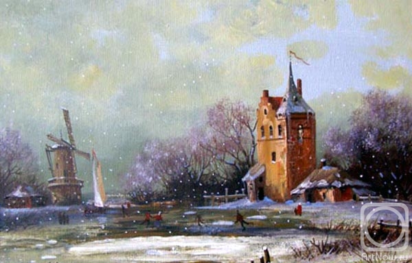 Gerasimov Vladimir. Romanesque Landscape (I Love To Paint Winter...) 3