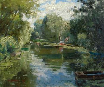The river Trubezh. Pereslavl-Zalessky. Shevchuk Vasiliy