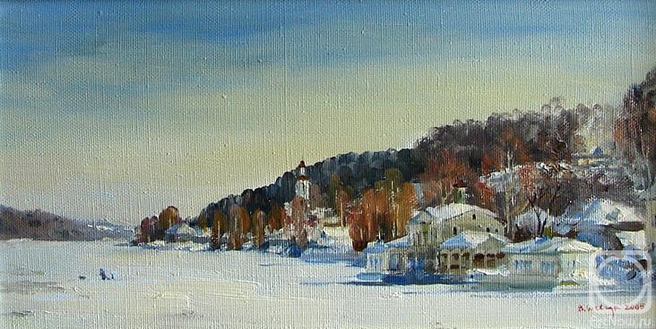 Shevchuk Vasiliy. Winter morning on the Volga