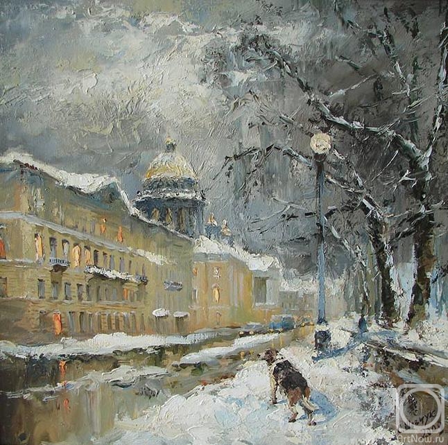 Shevchuk Svetlana. The Winter day. Saint-Petersburg