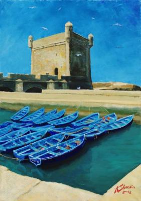 Essaouira blue. Shandin Alexey