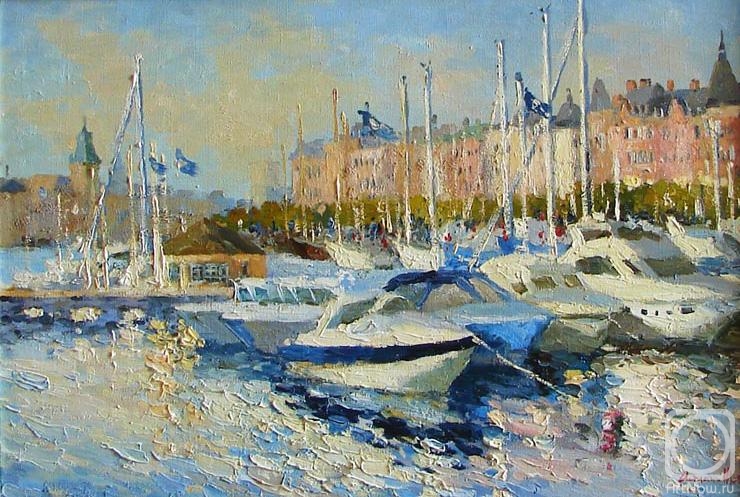 Shevchuk Svetlana. Yachts. Stockholm
