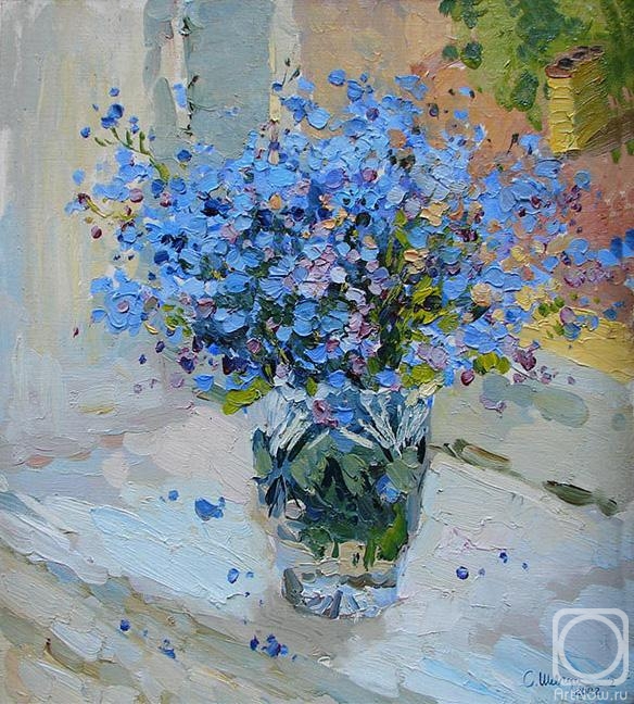 Shevchuk Svetlana. Blue flowerses