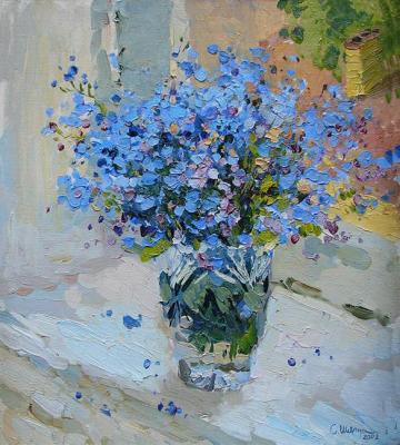 Blue flowerses. Shevchuk Svetlana