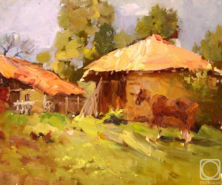 Shevchuk Svetlana. Farmhouse in Ruhovtsi. Petko