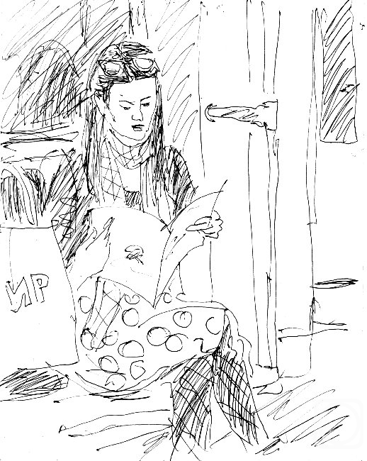 Karaceva Galina. In the subway