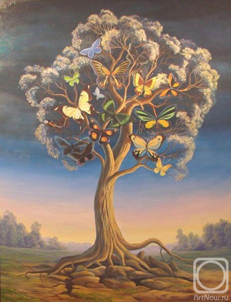 Nazarov Alexei. Butterfly and tree