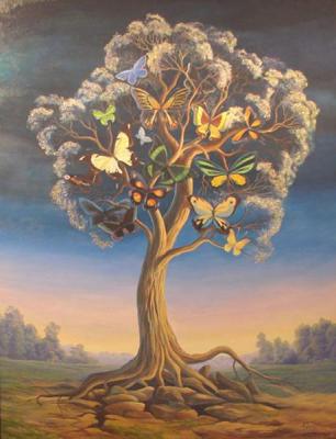 Butterfly and tree. Nazarov Alexei