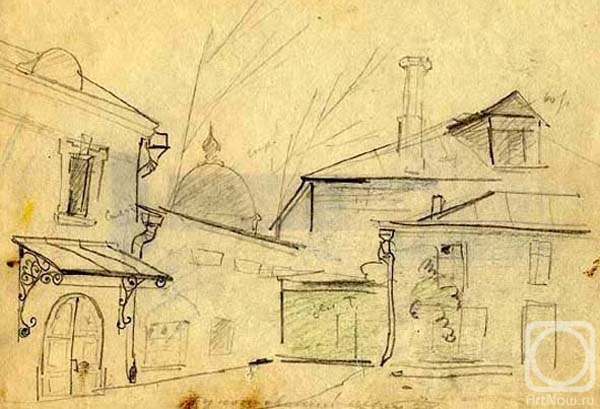 Gerasimov Vladimir. Moscow sketches 25
