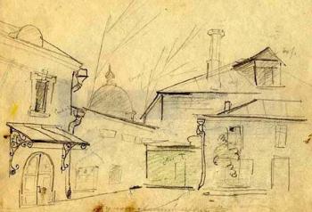 Moscow sketches 25. Gerasimov Vladimir