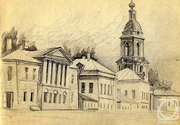 Gerasimov Vladimir. Moscow sketches 22