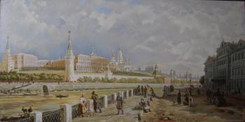 Moscow landscape 1879 (Kremlin Embankment Old Moscow). Dobrovolskaya Gayane